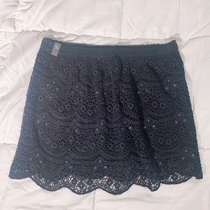 Navy blue skirt from Abercrombie and Fitch